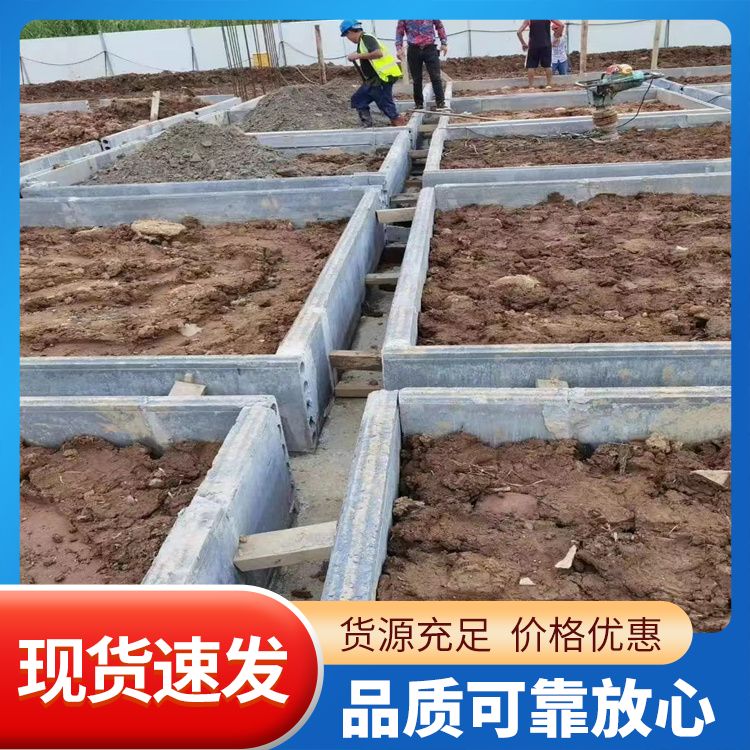 一级筏板砖胎膜供应 材质水泥陶粒炉渣 预制尺寸
