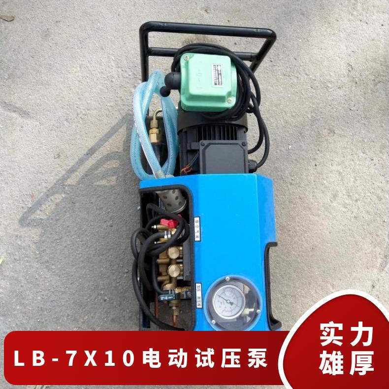 LB-7X10微型电动水压泵单缸柱塞试压泵全自动不锈钢