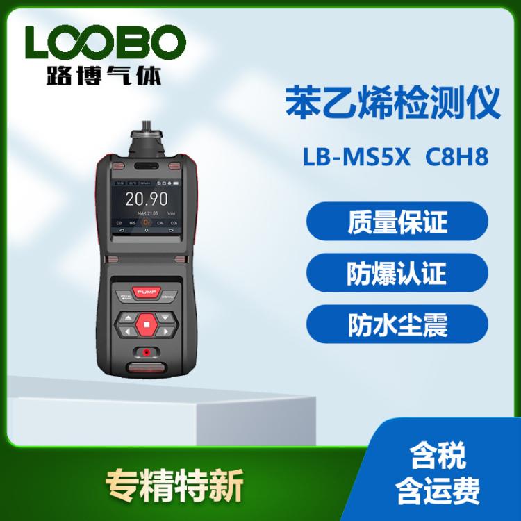 便携式苯乙烯检测仪高精度实时显示手持泵吸式单一气体C8H8检测器