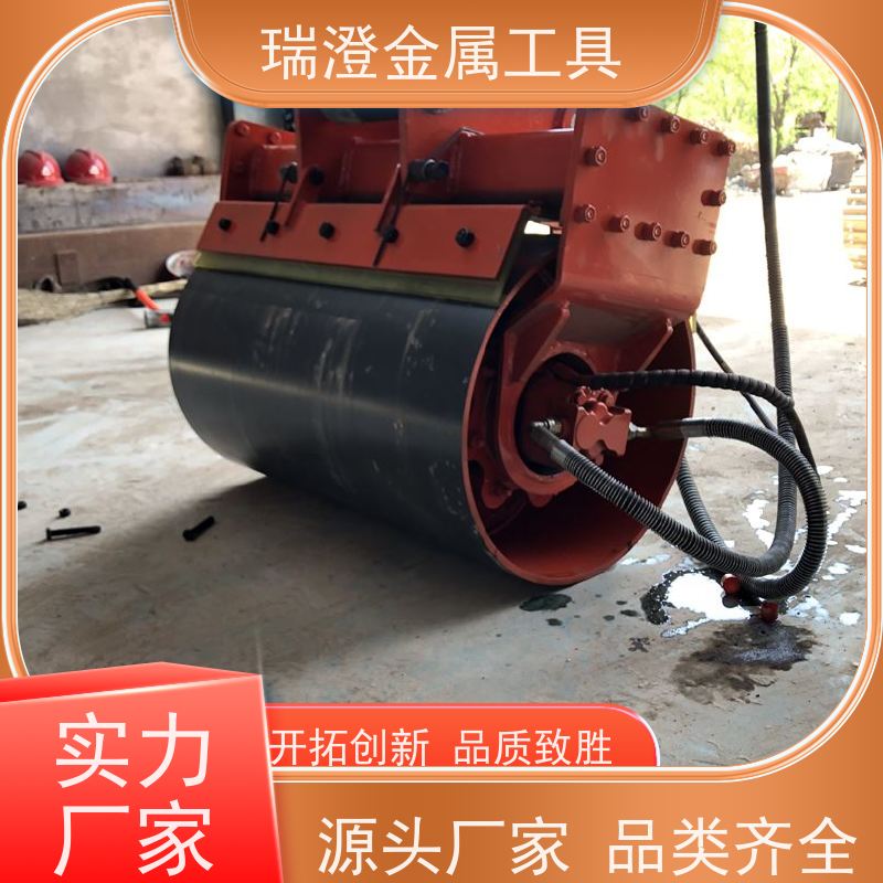 瑞澄挖机属具 公路改造 挖掘机地基滚筒夯 移动灵活 品质优良