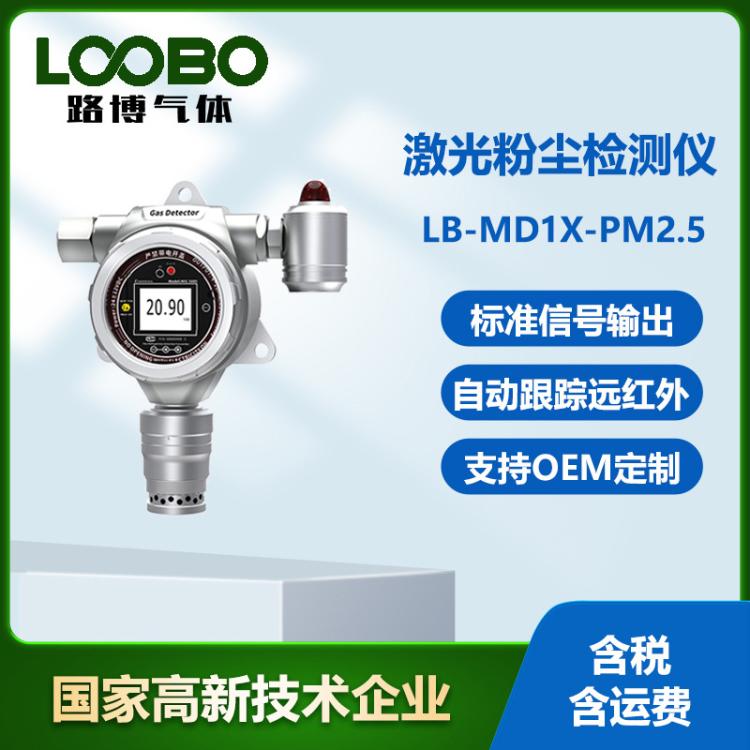 粉尘浓度检测仪工业粉尘浓度探测器车间激光粉尘传感器