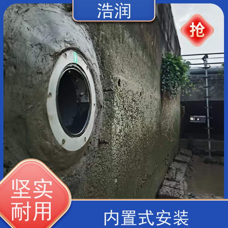 浩润 不锈钢管中型内置防倒灌器 雨污分流 智能截流 可定制