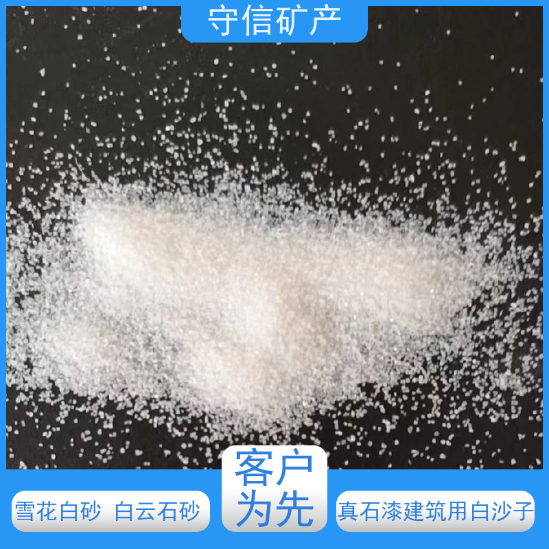 守信矿产 200目白砂 外墙装饰 园艺景观 大量供应