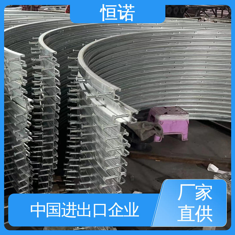 恒诺 实体厂家 支持定做 焊接工字钢 隧道弧形接触网预埋槽道
