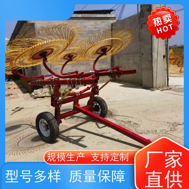 标题六 通用型牵引搂草机轻松揽草 特点显著