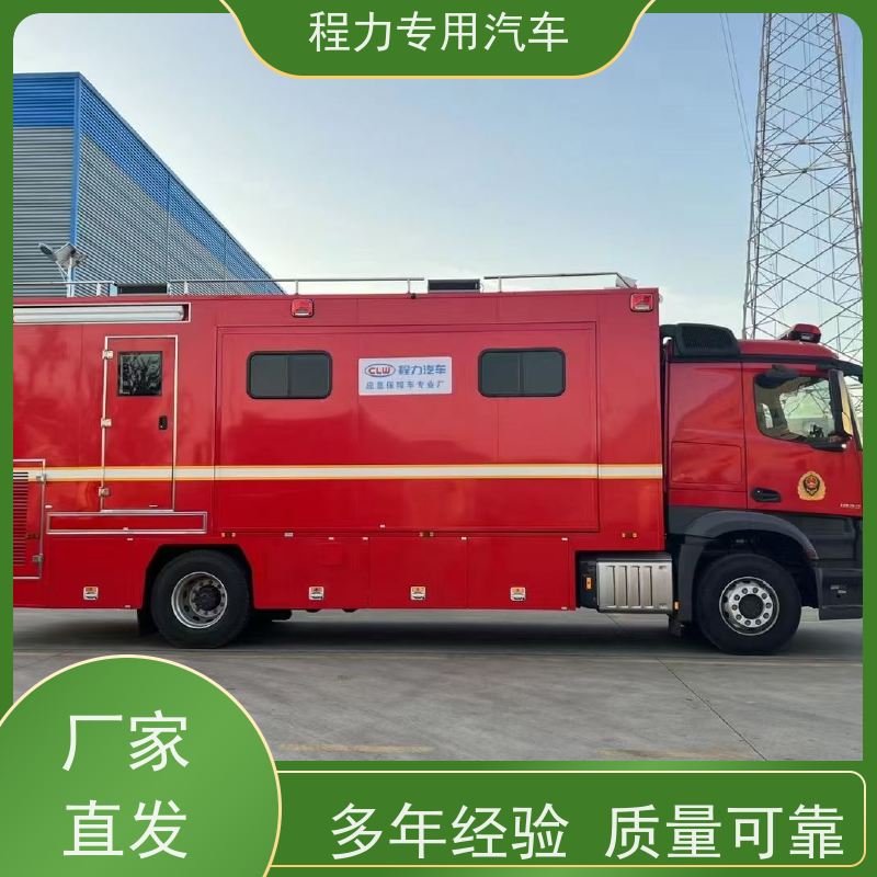 程力升顶指挥车车身外侧无盲区监测报警系统矿区救援现场处置