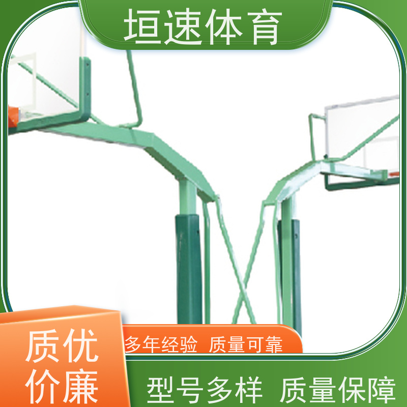 垣速体育 牢固耐用 固定单臂篮球架 杭州网球场器材