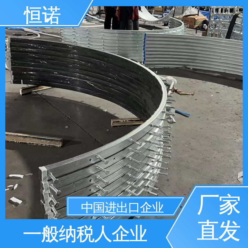 管廊弧形预埋槽 实体厂家 图纸定做 抗拉强度大 恒诺