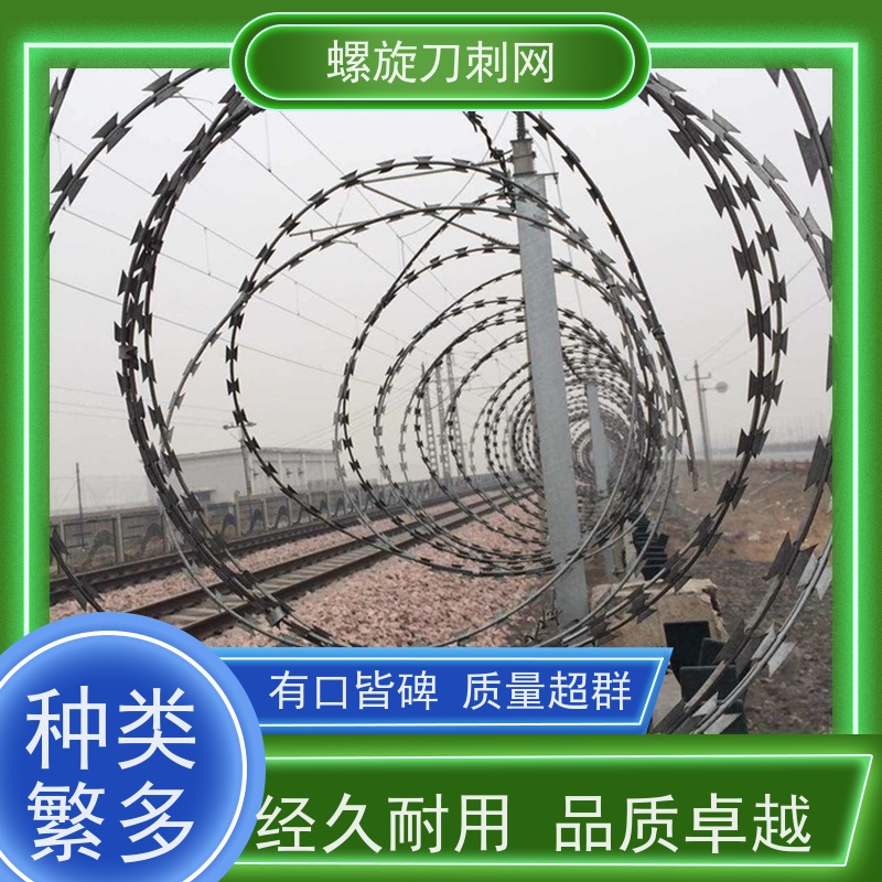 围墙防爬刺小区学校防盗网高锌刺丝滚笼安装