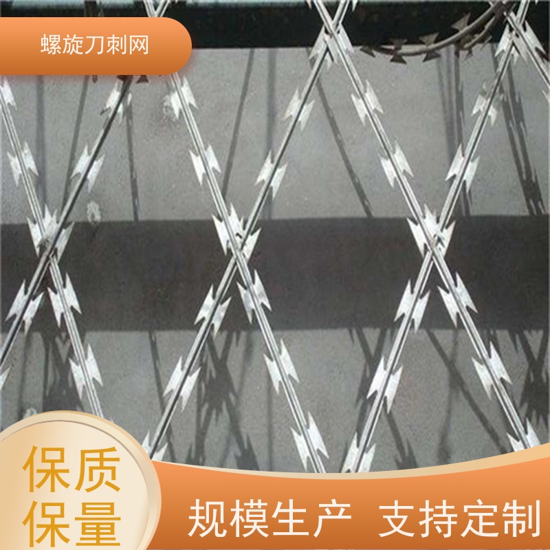 防护网带刺铁丝滚笼刀刺网片围墙防爬拉力刮刀防盗网颜色