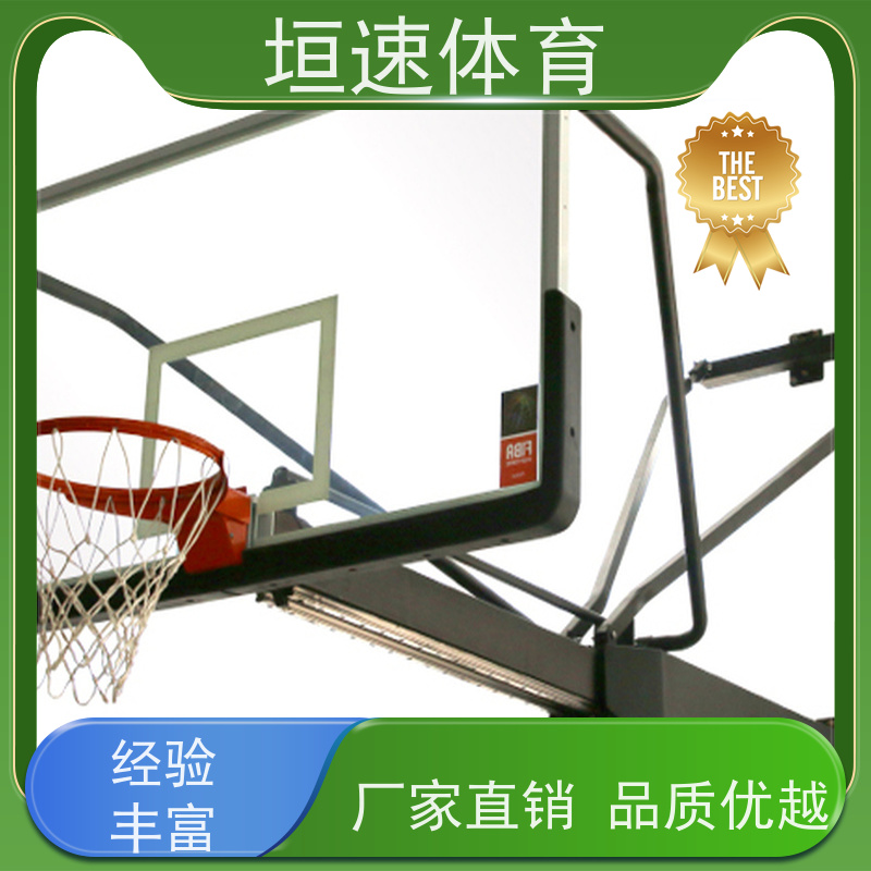 垣速体育 杭州足球场器材 坚固耐用 移动平箱式篮球架