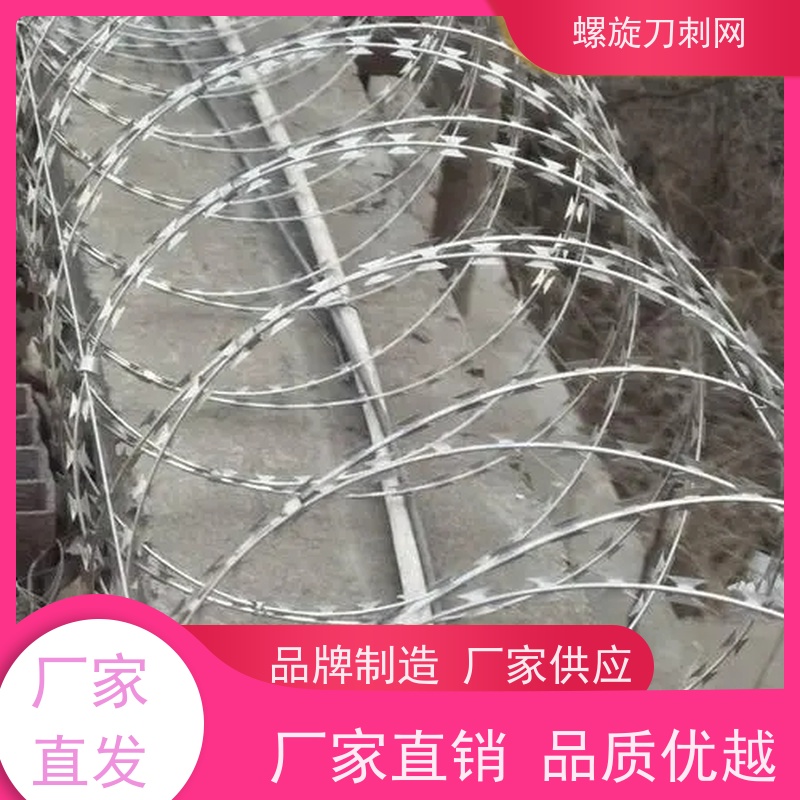 围墙防爬刺防攀爬铁蒺藜304不锈钢刀片刺绳颜色