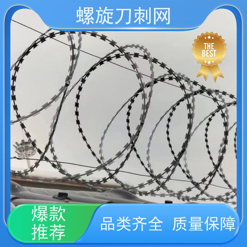 不锈钢滚笼防锈防护网斧行型刀片防爬网围墙刀刺网材质
