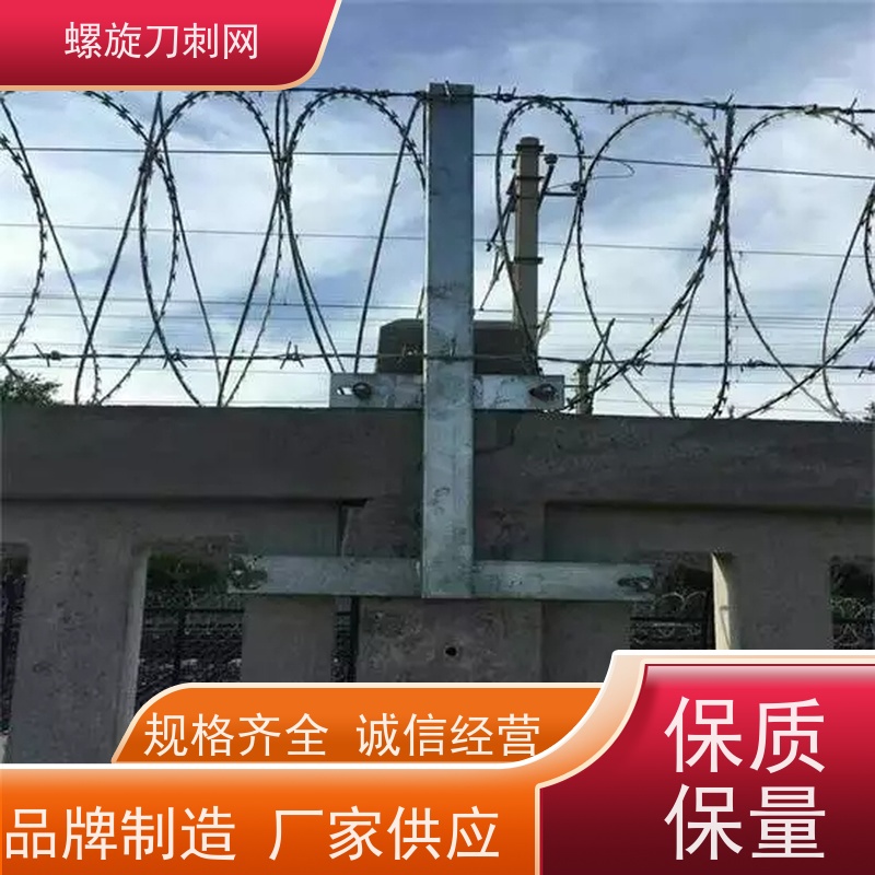 学校围墙防盗防爬刺网防攀爬铁蒺藜高锌刺丝滚笼颜色