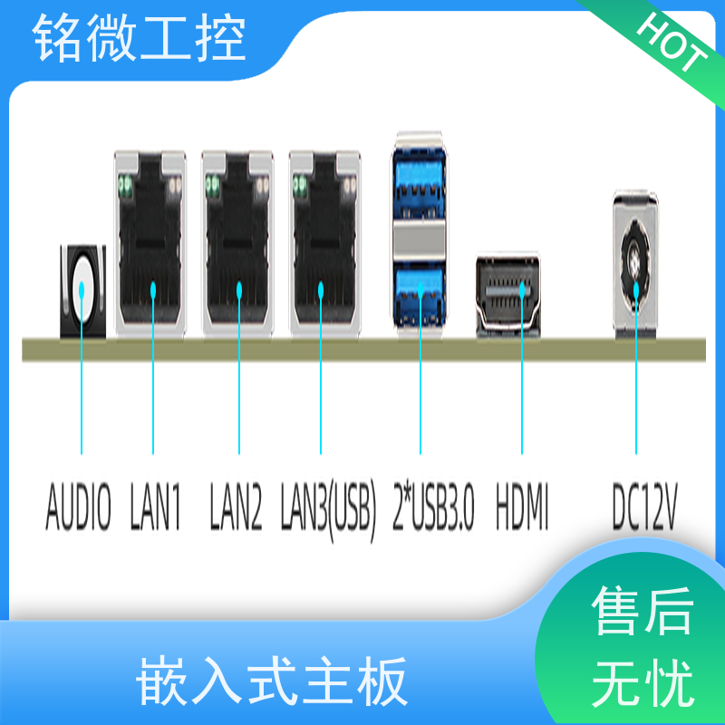 铭微工控 E-11U 3.5寸 12代主板 防尘防水溅 应用广泛