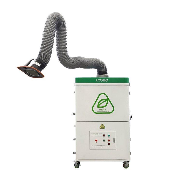 焊烟净化器 移动式焊烟清理器 单臂双臂车间烟尘除尘器