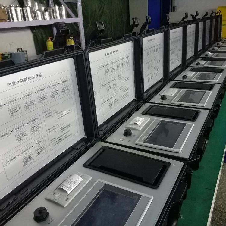 路博LB-6200便携式明渠流量计 超声波水污染源在线监测系统