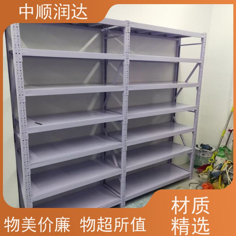 中顺润达 中型货架 商场物品货架 性能稳定 不易变形