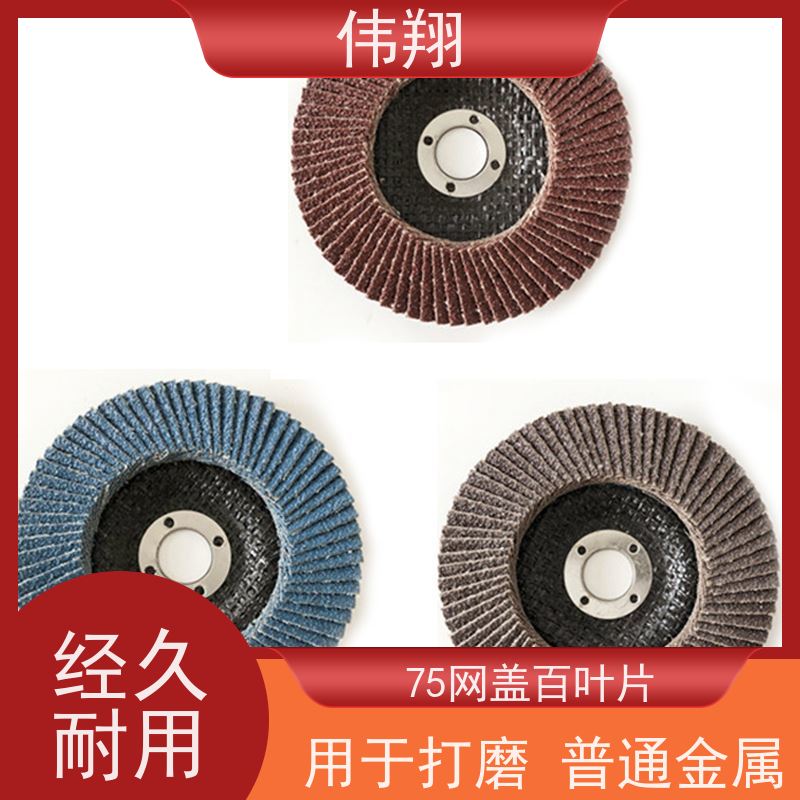 伟翔 砂布轮100x16 75铁盖百叶轮 散热性好 噪音低 库存充足
