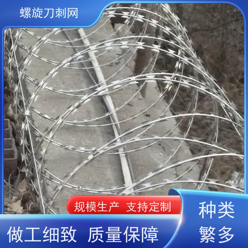 不锈钢滚笼防锈防护网刀刺网片围墙防爬拉力刮刀防盗网颜色