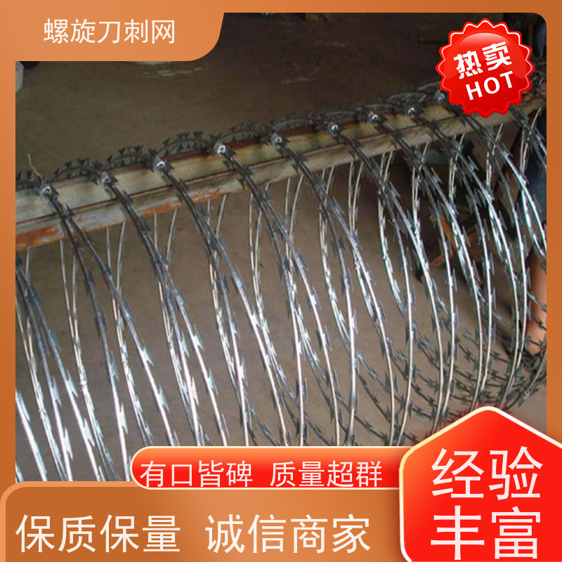 不锈钢滚笼防锈防护网斧行型刀片防爬网围墙刀刺网安装