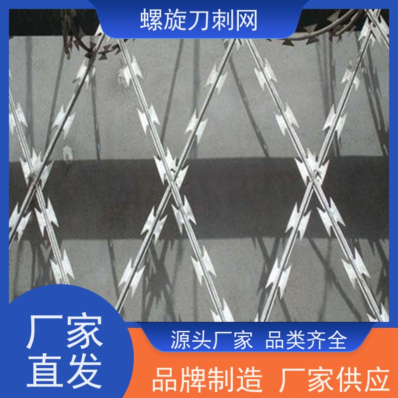 不锈钢滚笼防锈防护网刀刺网片围墙防爬防盗带刺铁丝网铁蒺藜颜色