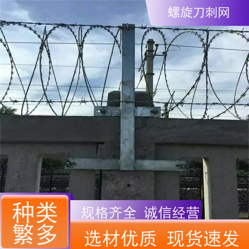 镀锌防攀爬滚刀刺高锌刀片刺网围墙防爬拉力刮刀防盗网安装