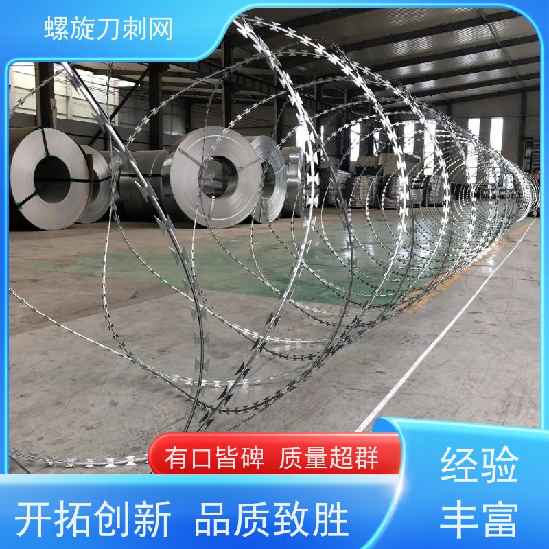 防攀爬刀刺网小区学校防盗网高锌刺丝滚笼颜色