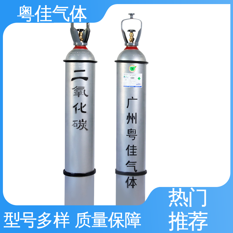 粤佳气体 舞台效果营造领域用 高纯二氧化碳 水质检测用 5N纯度