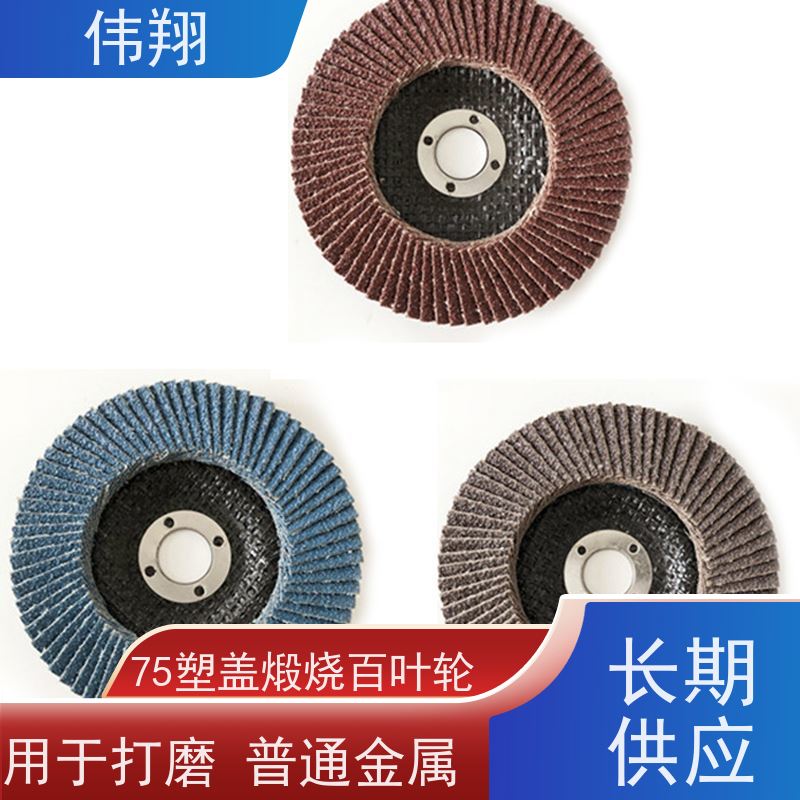 伟翔 4寸平面砂布轮 百叶片 散热性好 噪音低 性价比高
