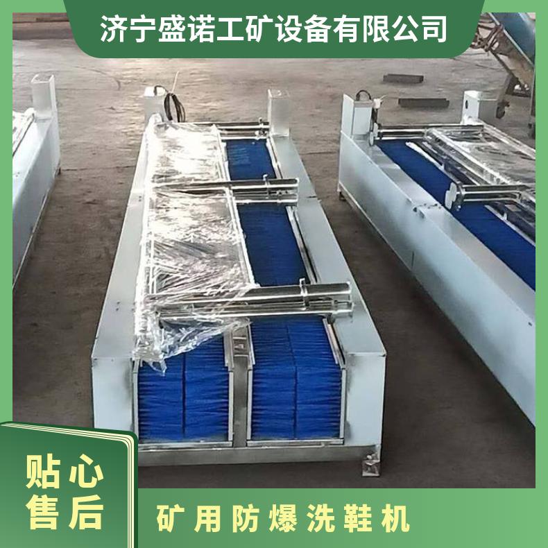 盛诺 供应不锈钢材质洗鞋机 矿用防爆全自动单通道洗靴机