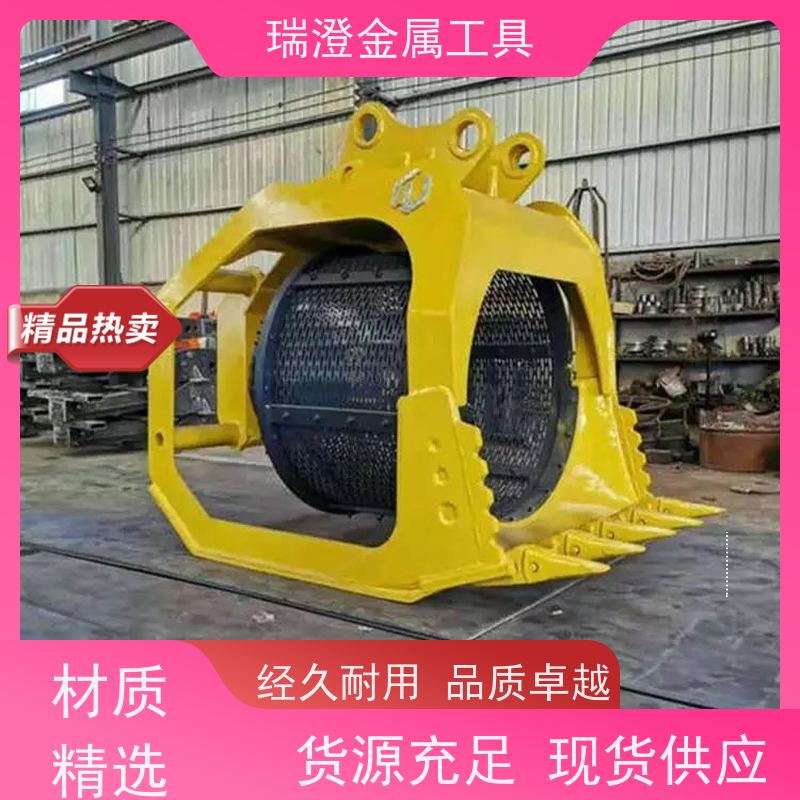 瑞澄金属工具 物料筛分 挖掘机液压滚筒筛 节省人工 厂家供应