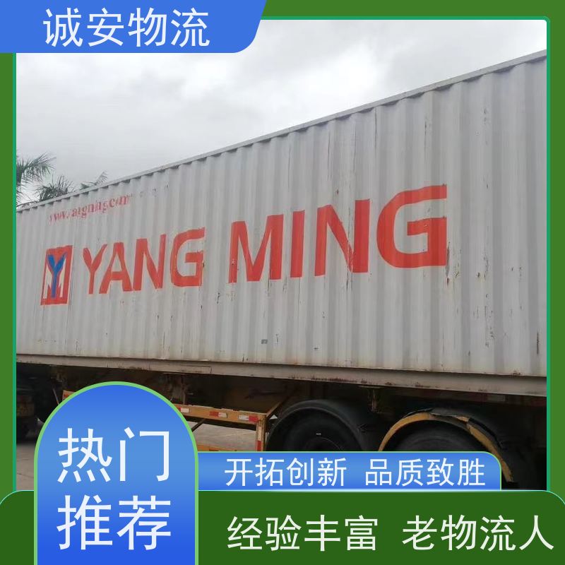 诚安物流平斗车东莞到香港散货快运专人跟单天天发车