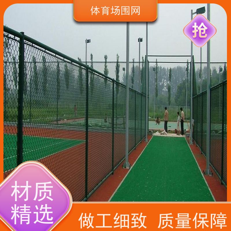 户外网球体育场网 学校足球场隔离防护网 体育场护栏网 浸塑勾花网