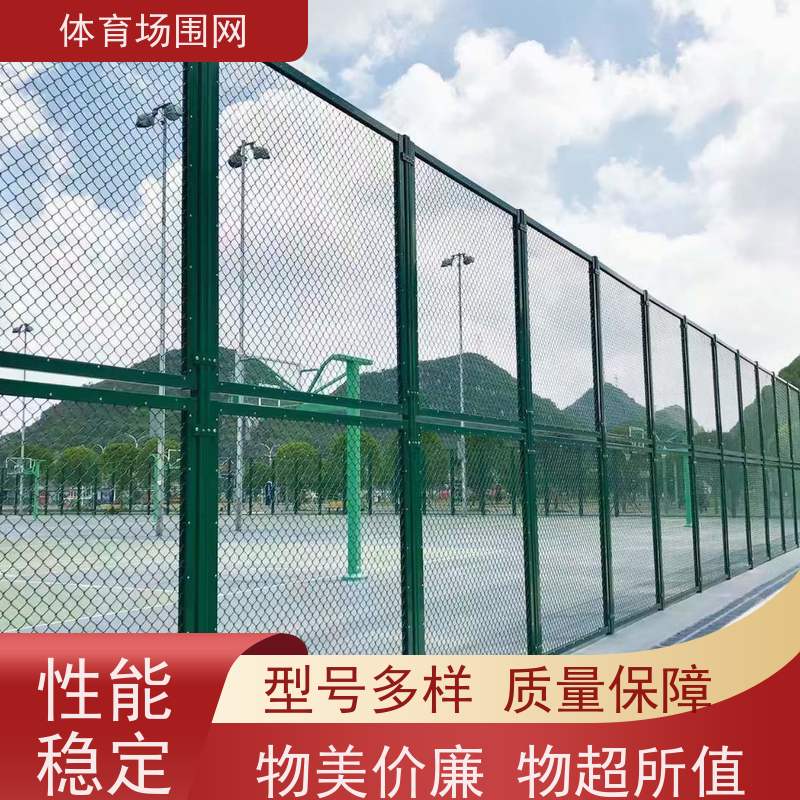 篮球网球训练场围网 氟碳漆 运动场网栏 钢管 高度可定制
