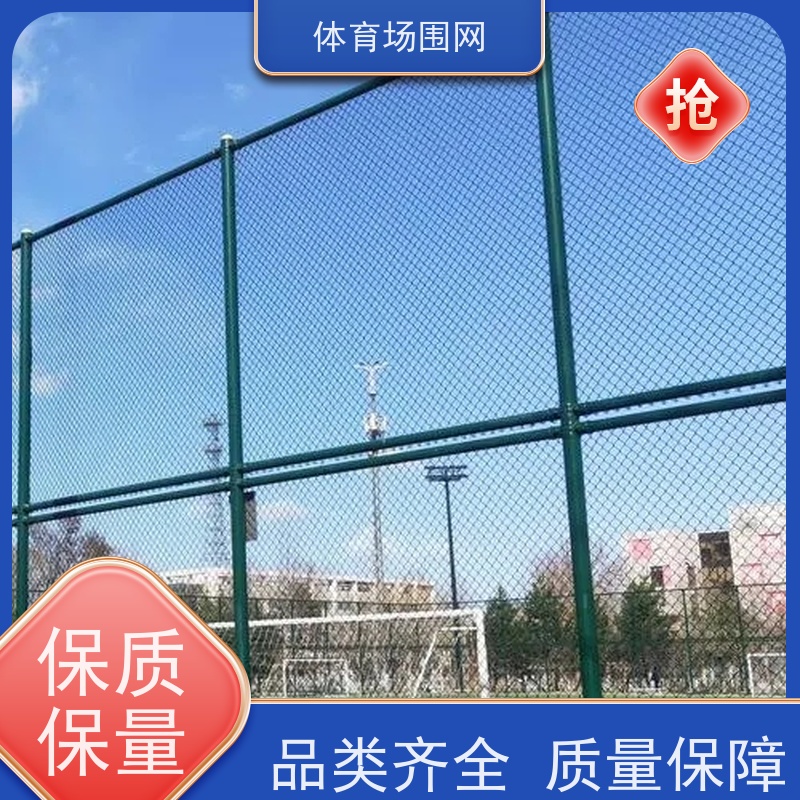 体育场围网 球场勾花护栏 学校篮球场围栏 操场隔离网 浸塑防锈 可定制