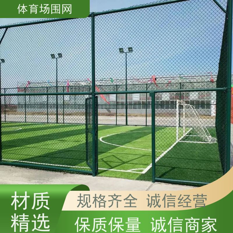 球场包塑勾花护栏 学校操场体育场围网小区运动场护栏网
