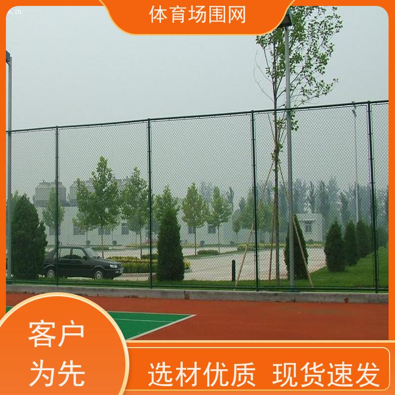 防腐防锈运动球场围栏草绿色包塑镀锌菱形网