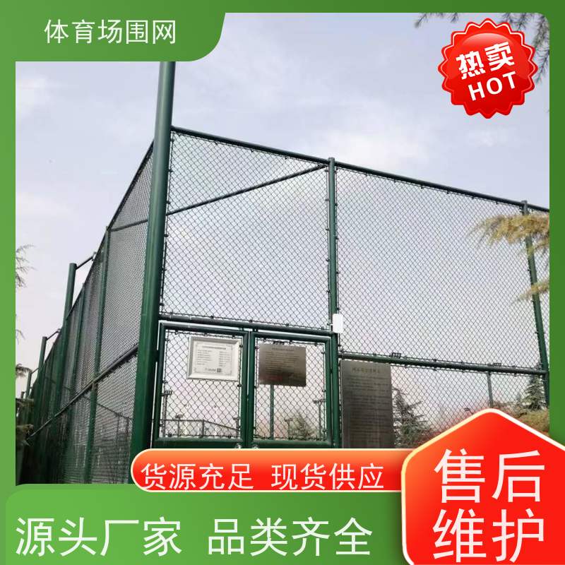 门球场围网 打砂喷塑 蓝色 高度5m 预埋或底盘安装 重量10kg 丝径15mm