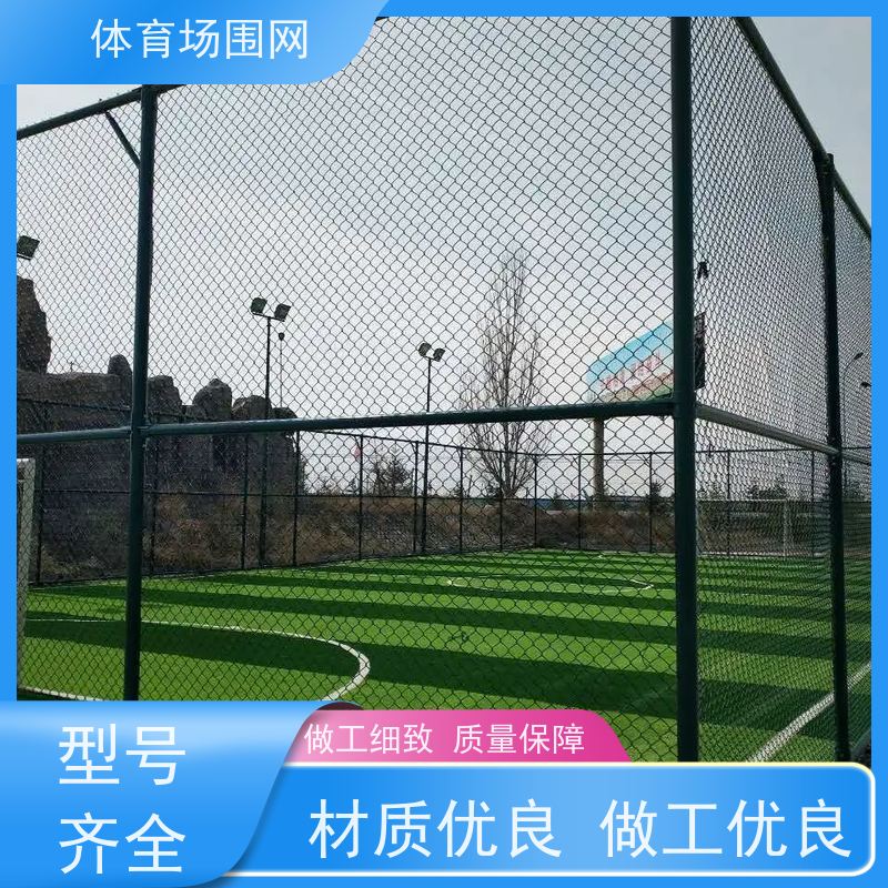材质低碳钢喷浆铁丝网防腐防锈包塑勾花球场围栏