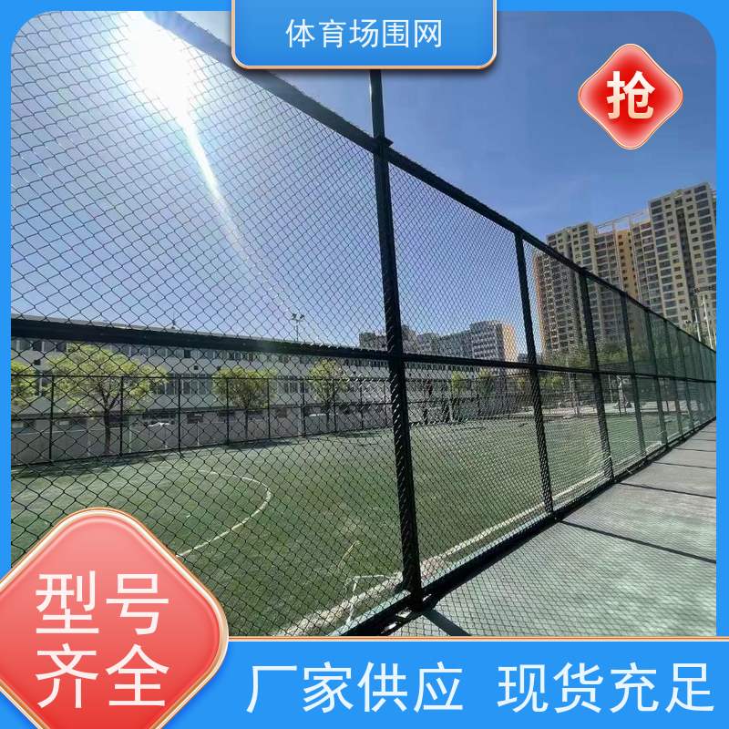 压扁铁式球场围网厂家 学校篮球体育场围栏 货源充足 可定制