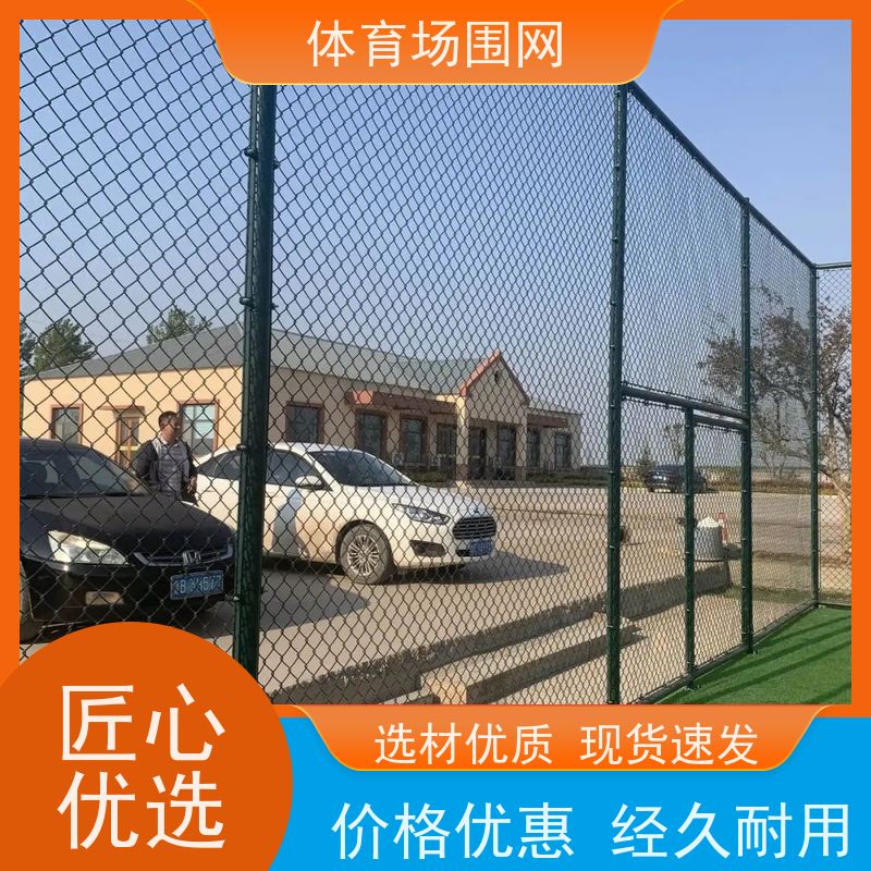 学校运动场围网生产厂家pe包塑护栏网质量保障防腐防锈球场隔离网