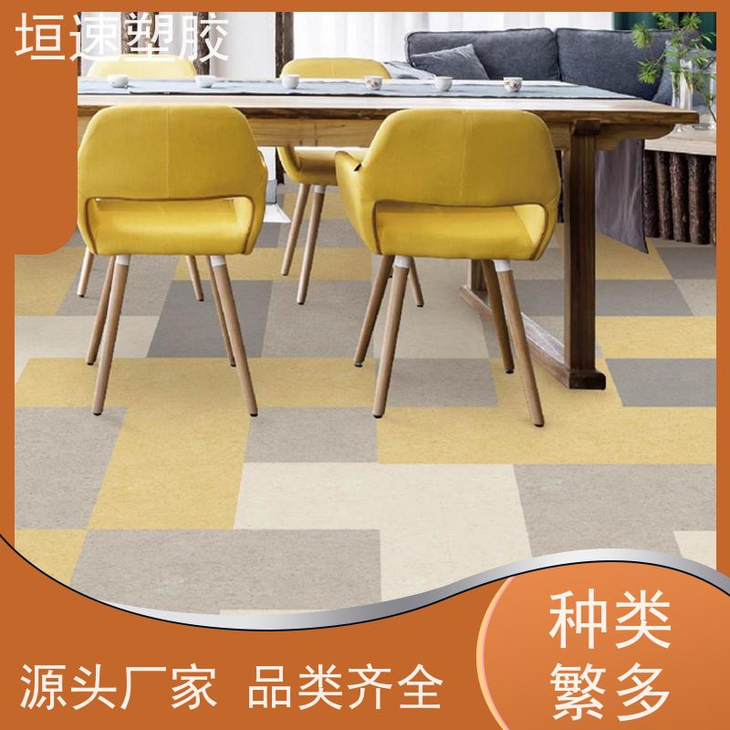垣速塑胶 塑料地胶 车间防滑地垫 医用pvc胶地板地面材质 新国标