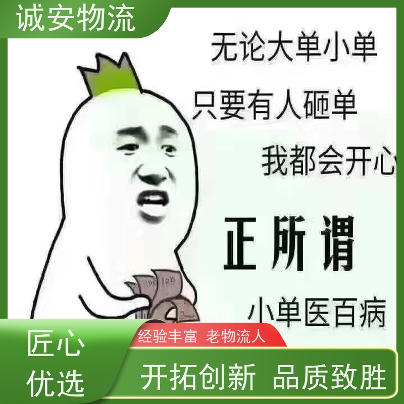 诚安物流3吨车广东货物运输专人跟单天天发车