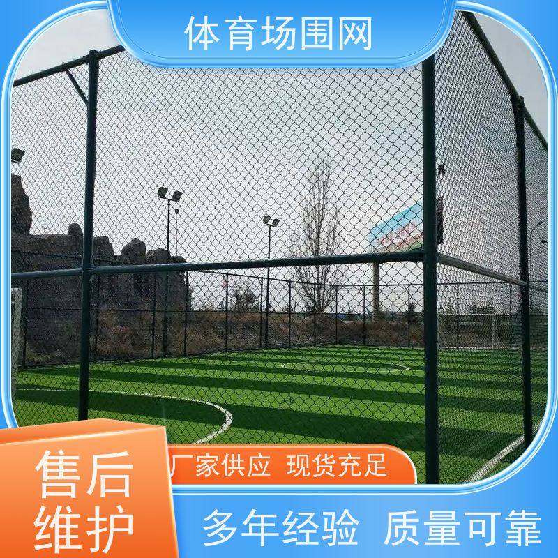菱形包塑铁丝网球场围栏网批发 防腐耐用 圈地铁丝围墙