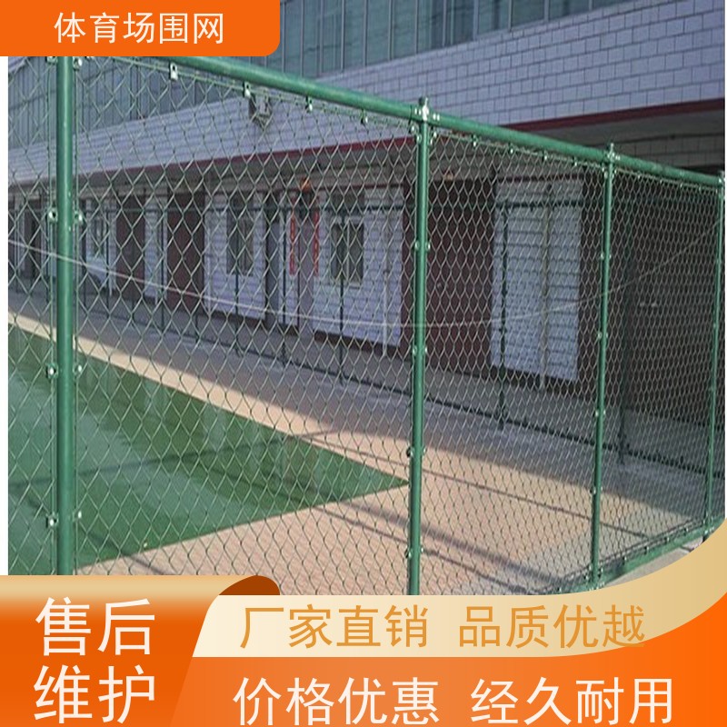 篮球场双边丝护栏 包塑球场围栏网 色彩鲜亮 学校围网防腐抗晒