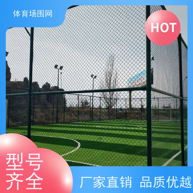 篮球场围网 浸塑勾花护栏网 菱形学校操场体育场足球场围栏网
