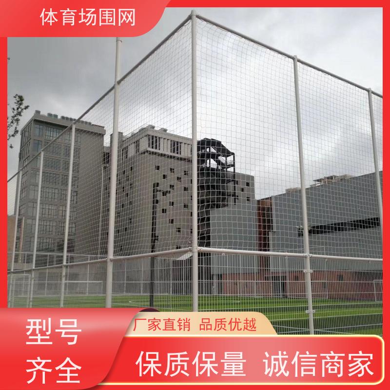 有筛浸塑七人制足球场防护网 全封闭体育场围栏 框架式坚固球场围网