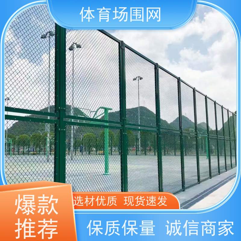 室外球场围网批发 篮球场喷塑铁丝网护栏 结构稳固 口碑良好