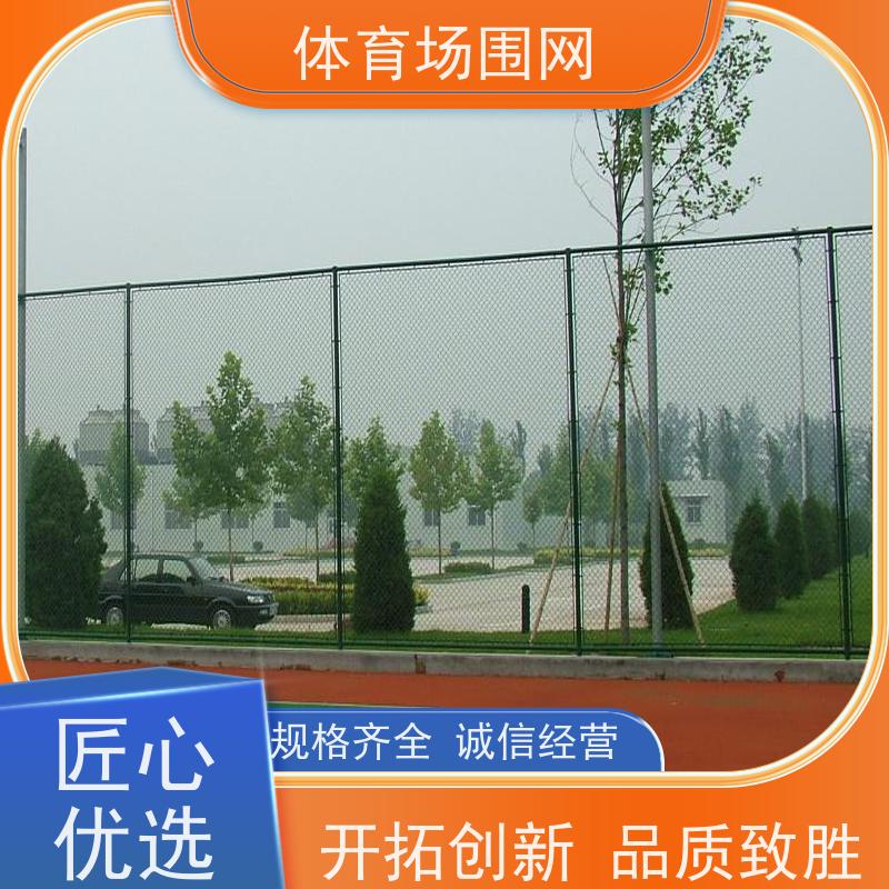 学校体育场围网生产厂家pe包塑护栏网质量保障防腐防锈球场隔离网